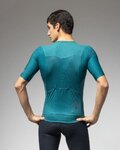 ALÉ Cycling short sleeve jersey - R-EV1 EAGLE - turquoise