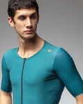 ALÉ Cycling short sleeve jersey - R-EV1 EAGLE - turquoise