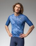 ALÉ Cycling short sleeve jersey - PRAGMA CRASH - blue