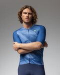 ALÉ Cycling short sleeve jersey - PRAGMA CRASH - blue