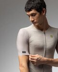 ALÉ Cycling short sleeve jersey - EARTHY STYLE 2.0 PR-E - beige