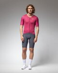 ALÉ Cycling short sleeve jersey - EARTHY STYLE 2.0 PR-E - bordeaux