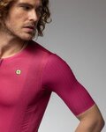 ALÉ Cycling short sleeve jersey - EARTHY STYLE 2.0 PR-E - bordeaux