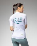 ALÉ Cycling short sleeve jersey - SAUVAGE 2.0 PR-E - white