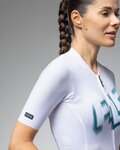 ALÉ Cycling short sleeve jersey - SAUVAGE 2.0 PR-E - white