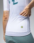 ALÉ Cycling short sleeve jersey - SAUVAGE 2.0 PR-E - white