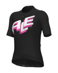 ALÉ Cycling short sleeve jersey - SAUVAGE 2.0 PR-E - black
