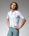 ALÉ Cycling short sleeve jersey - PRAGMA PIXEL - white