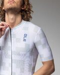 ALÉ Cycling short sleeve jersey - PRAGMA PIXEL - white