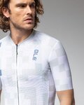 ALÉ Cycling short sleeve jersey - PRAGMA PIXEL - white