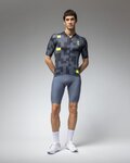 ALÉ Cycling short sleeve jersey - PRAGMA PIXEL - grey/black