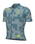 ALÉ Cycling short sleeve jersey - PRAGMA PIXEL - blue