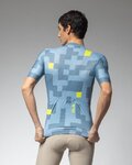 ALÉ Cycling short sleeve jersey - PRAGMA PIXEL - blue