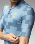 ALÉ Cycling short sleeve jersey - PRAGMA PIXEL - blue
