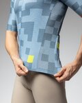 ALÉ Cycling short sleeve jersey - PRAGMA PIXEL - blue