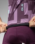 ALÉ Cycling short sleeve jersey - PRAGMA PIXEL - purple