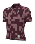 ALÉ Cycling short sleeve jersey - PRAGMA PIXEL - purple