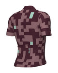 ALÉ Cycling short sleeve jersey - PRAGMA PIXEL - purple