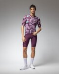 ALÉ Cycling short sleeve jersey - PRAGMA PIXEL - purple