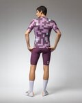 ALÉ Cycling short sleeve jersey - PRAGMA PIXEL - purple