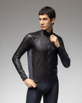 ALÉ waterproof jacket - GUSCIO LIGHT PACK 2.0 - black