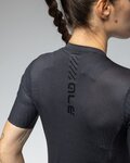 ALÉ Cycling short sleeve jersey - EARTHY STYLE 2.0 PR-E - black