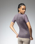 ALÉ Cycling short sleeve jersey - EARTHY STYLE 2.0 PR-E - purple