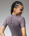 ALÉ Cycling short sleeve jersey - EARTHY STYLE 2.0 PR-E - purple