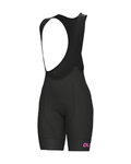 ALÉ Cycling bib shorts - PRAGMA TRAGUARDO 2.0 - black