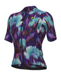 ALÉ Cycling short sleeve jersey - JARDIN 2.0 PR-E - purple/blue