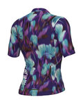 ALÉ Cycling short sleeve jersey - JARDIN 2.0 PR-E - purple/blue