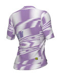 ALÉ Cycling short sleeve jersey - TECHNO PR-E - white/purple