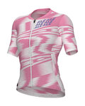 ALÉ Cycling short sleeve jersey - TECHNO PR-E - pink/white