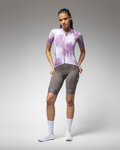 ALÉ Cycling short sleeve jersey - PR-E ARGON - purple/white