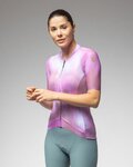 ALÉ Cycling short sleeve jersey - PR-E ARGON - pink