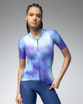 ALÉ Cycling short sleeve jersey - PR-E ARGON - purple/blue