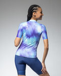 ALÉ Cycling short sleeve jersey - PR-E ARGON - purple/blue