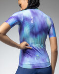 ALÉ Cycling short sleeve jersey - PR-E ARGON - purple/blue