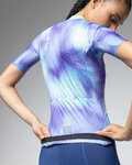 ALÉ Cycling short sleeve jersey - PR-E ARGON - purple/blue