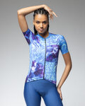 ALÉ Cycling short sleeve jersey - PRAGMA LINFA - blue