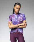 ALÉ Cycling short sleeve jersey - PRAGMA LINFA - purple/blue