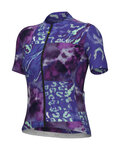 ALÉ Cycling short sleeve jersey - PRAGMA LINFA - purple/blue