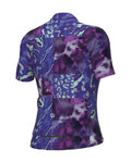 ALÉ Cycling short sleeve jersey - PRAGMA LINFA - purple/blue