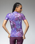 ALÉ Cycling short sleeve jersey - PRAGMA LINFA - purple/blue