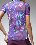 ALÉ Cycling short sleeve jersey - PRAGMA LINFA - purple/blue