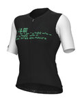 ALÉ Cycling short sleeve jersey - MEGABYTE 2.0 PR-E - black/white