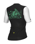 ALÉ Cycling short sleeve jersey - MEGABYTE 2.0 PR-E - black/white