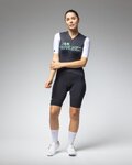 ALÉ Cycling short sleeve jersey - MEGABYTE 2.0 PR-E - black/white