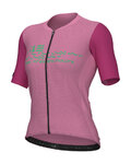 ALÉ Cycling short sleeve jersey - MEGABYTE 2.0 PR-E - pink