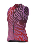ALÉ Cycling sleeveless jersey - PRAGMA SURFACE PR-E - pink/red